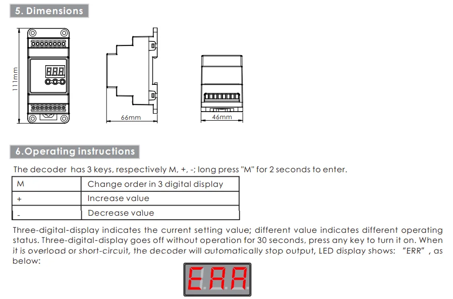 BC-834-DIN DC12-24V 4CH Каналы постоянного Напряжение DIN Rail светодиодный DMX512 1990 Декодер контроллер для светодиодный ленты лампы