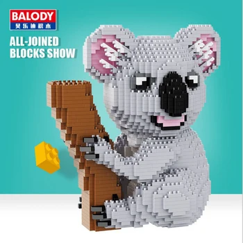 

Koala Building Blocks Natural Animal Mini Bricks DIY Anime Assembly Model Cute Mirco Figures Gifts Toys For Kids 2100pcs Bricks