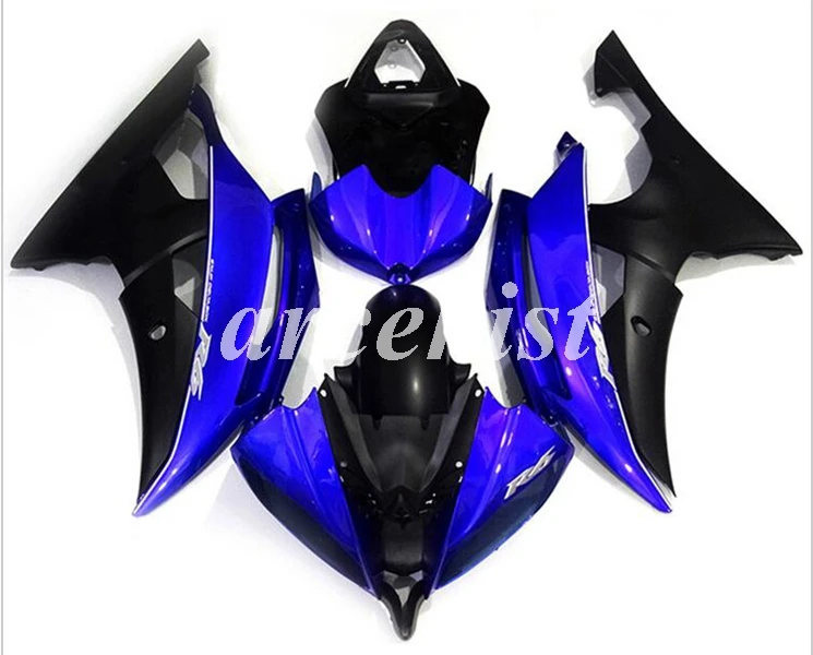 ABS литья под давлением Обтекатели комплект подходит для YAMAHA YZF-R6 2008- 08 09 10 11 12 13 14 15 16 кузов набор синий