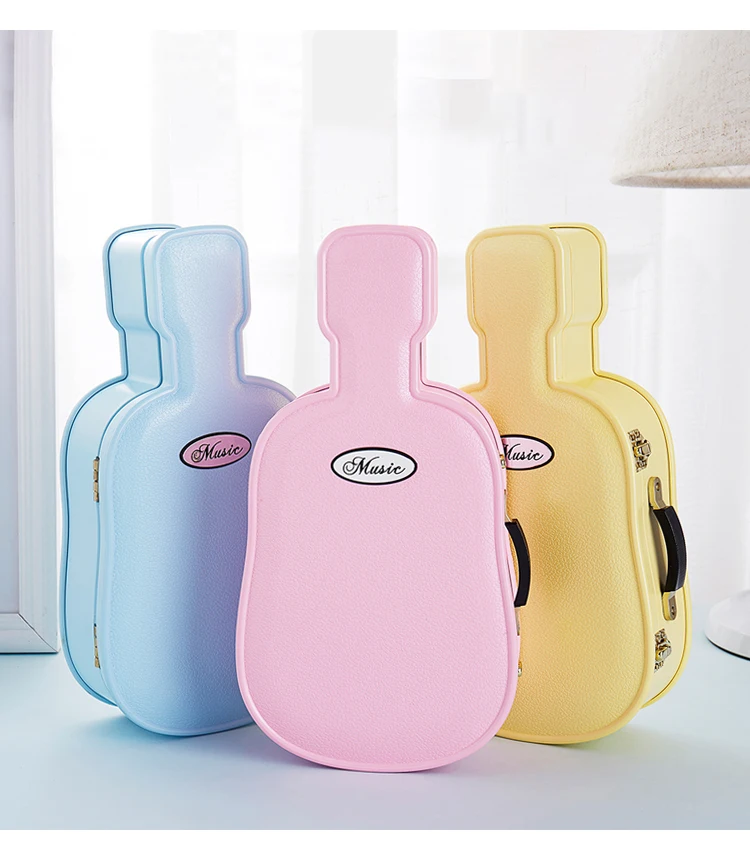 Creative Rotating Dance Children'S Music Box Jewelry Box Guitar