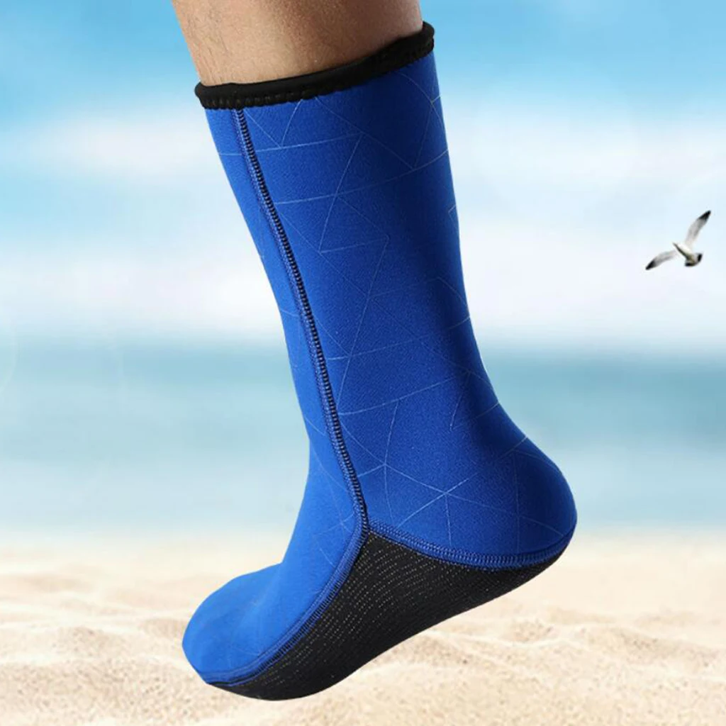 3mm Women Men Diving Scuba Surfing Water Sports Sock Non-slip Swim Wetsuit Socks Sox Fins Flippers Snorkelling Boots S/M/L/XL