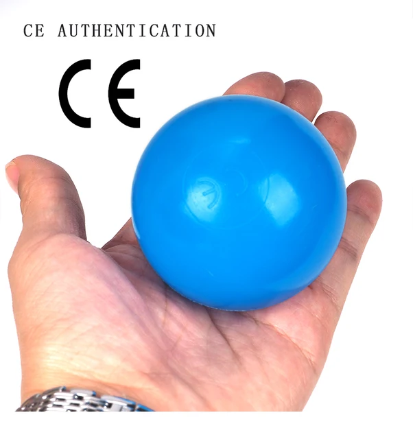 100pcs/lot Eco-Friendly Pink White Soft Plastic Water Pool Ocean Wave Ball Baby Funny Toys Stress Air Ball Outdoor Fun Sports 6