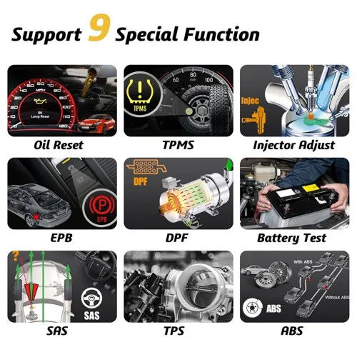 Humzor NexzDAS Pro ND306 Bluetooth 10 дюймов планшет полная система диагностики OBD2 сканер с IMMO/ABS/EPB/SAS/DPF/сбросом масла