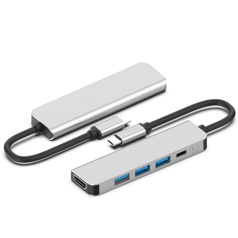 USB концентратор tebe 5 в 1/6 1 для Macbook Huawei из алюминиевого сплава с поддержкой быстрой