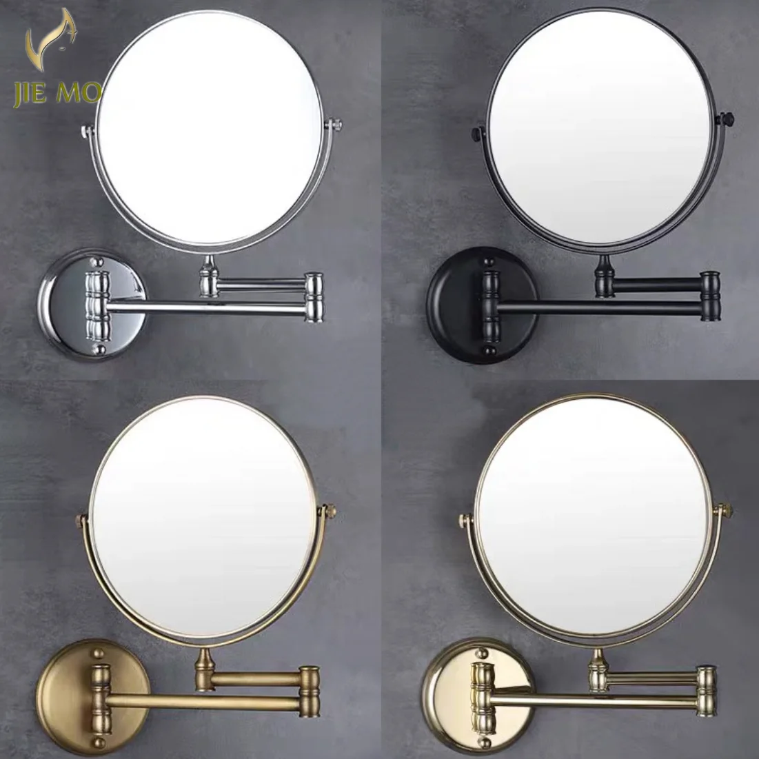 Copper 8 Inch Round 2 Face 3 X Magnifying Mirrors Of Bathroom Folding Makeup Mirror Brass Bronze Wall Mirror Jm117 Copper 8 Inch Round 2 Face 3 X Magnifying Mirrors Of Bathroom Folding Makeup Mirror Brass Bronze Wall Mirror Jm117