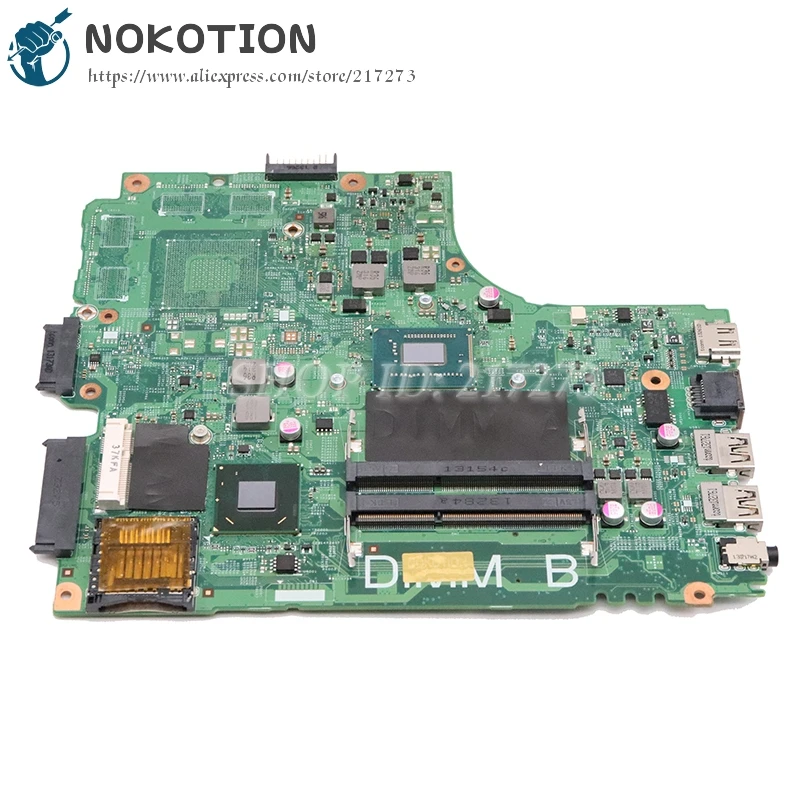 NOKOTION CN-0PTNPF 0PTNPF основная плата для Dell Inspiron 2421 3421 материнская плата для ноутбука 1007U процессор DDR3