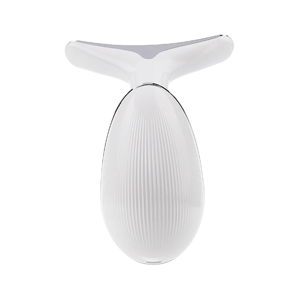 Professional Neck Massager Beauty Neck Instrument LED Photon Heating Therapy Face Firm Lift Thin 3 Color Neck Guard Anti-Wrinkle