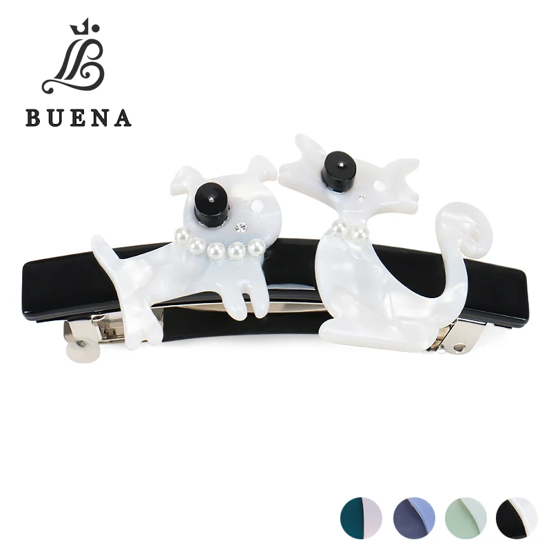 

Interesting Dog and Cat Comb Kids Hair Accessories Dog Hair Clip for Girls Eco-friendly Acetate Hair Clips