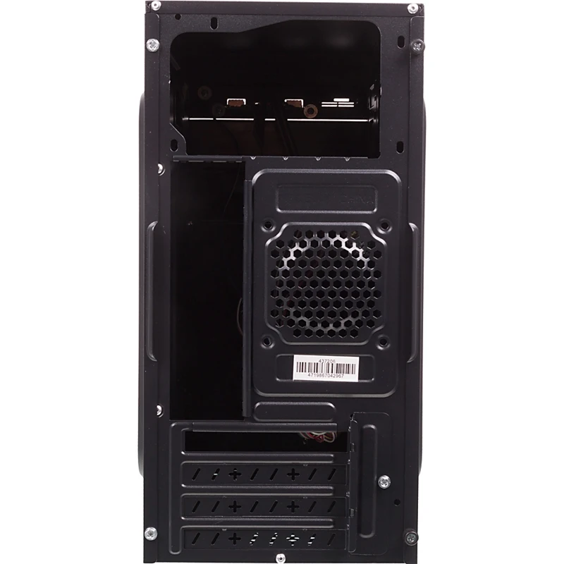 Корпус LinkWorld VC-13M35 черный без БП mATX 1x80mm 1x120mm 2xUSB2.0 audio