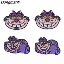 P4277 Dongmanli чеширские серьги с подвеской в форме кошки детские милые серьги для женщин эмалевые серьги вечерние Ювелирные изделия Подарки для девочек