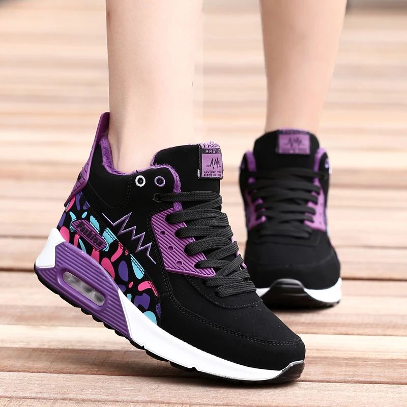 

WDHKUN 2020 Women Shoes Women's Casual Shoes Woman Fashion Snow Winter Sneakers Footwear Black Vulcanize Shoes Chaussure Femme