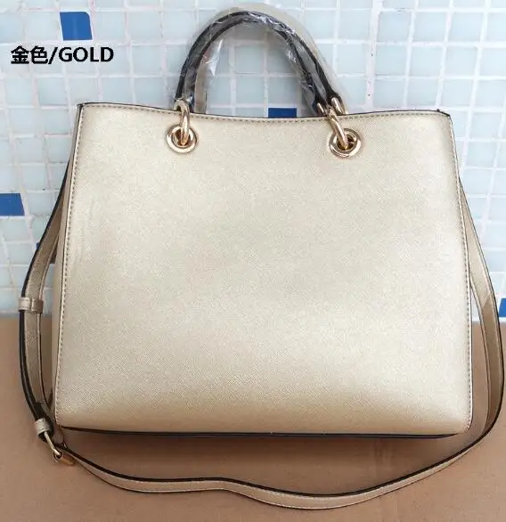 

New Crossgrain PU Leather Tote Shoulder Crossbody Chain Bag