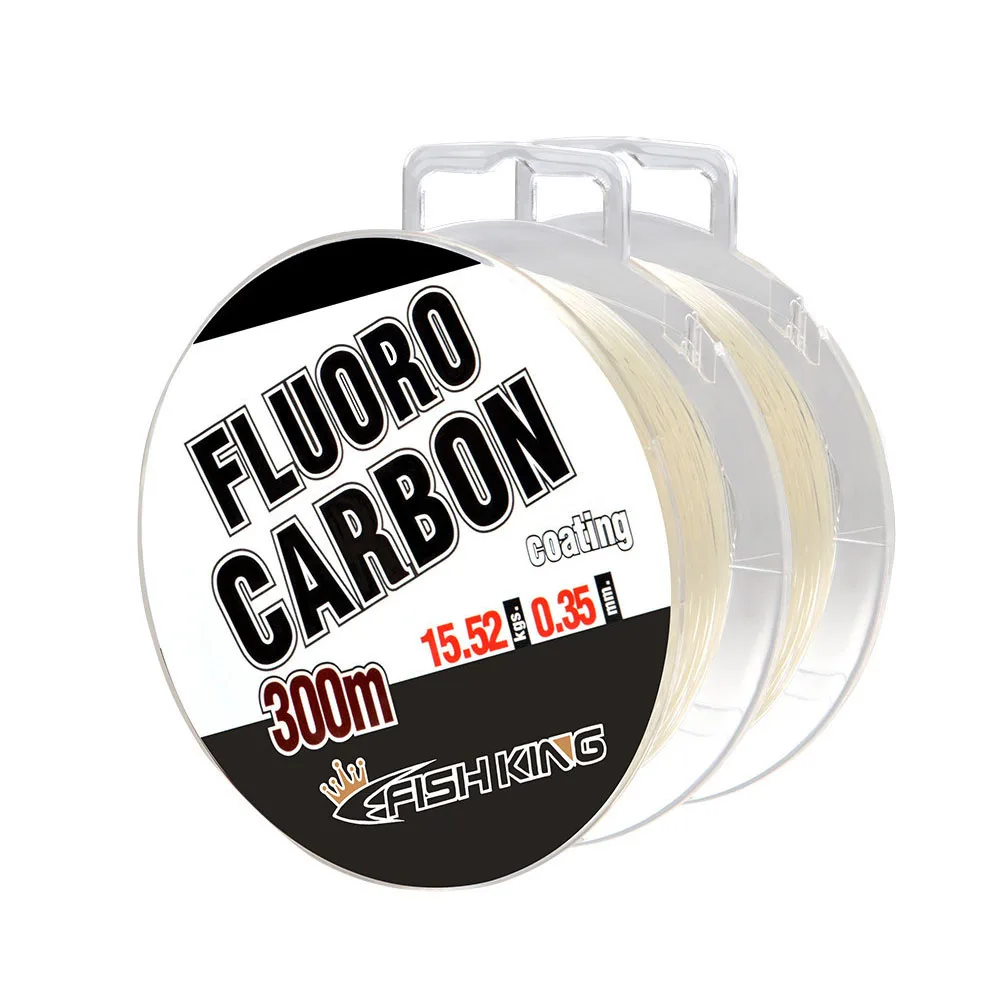 Full Sink Fluorocarbon Fishing Line 300m 0.30mm-0.50mm 100% Monofilament Carp Fishing Lines Leader Japanese Carbon Fiber Line 5