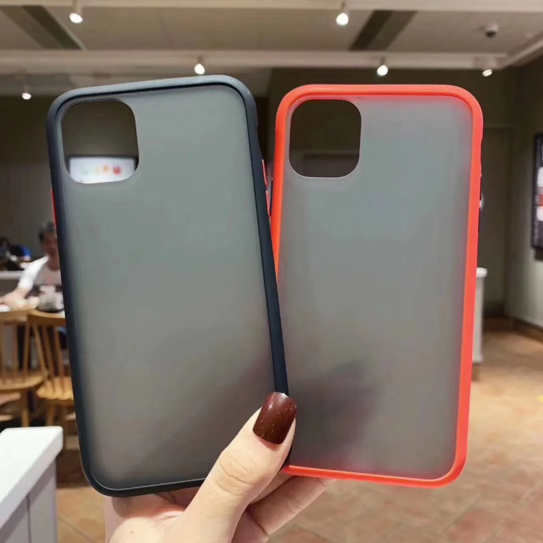 

candy case iphone 11 PRO MAX 9 Plus mobile phone case frosted PC+TPU iphone XR 7 8 Plus varnish painted silicone iphone xs max