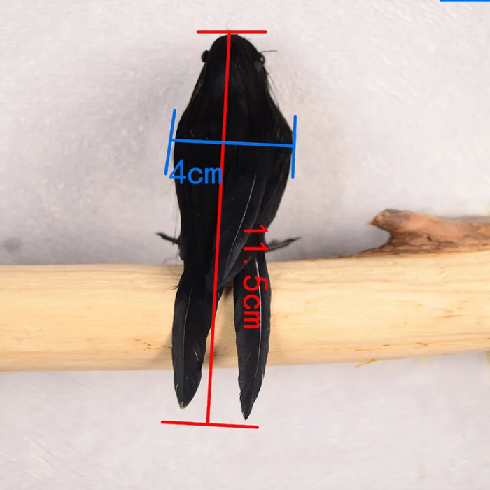 Искусственный Ворон для Хэллоуина, игрушки для птиц, Ворон, реквизит, Необычные Вечерние реквизиты, товары для сада, статуи, скульптуры, домашний декор