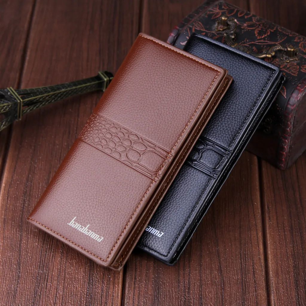 MAIOUMY Men Long Wallet Casual Multi-function Clutch Bag Card Package multifunctional coin purse Men Holder Purse Money Wallet