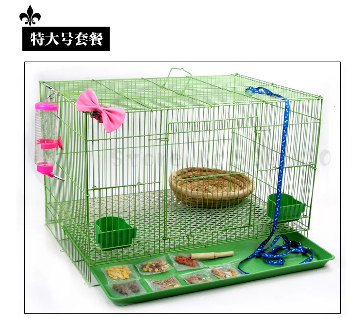 Rabbit cage extra large rabbit cage Dutch pig mouse drooping rabbit breeding cage pet rabbit Dutch rat nest