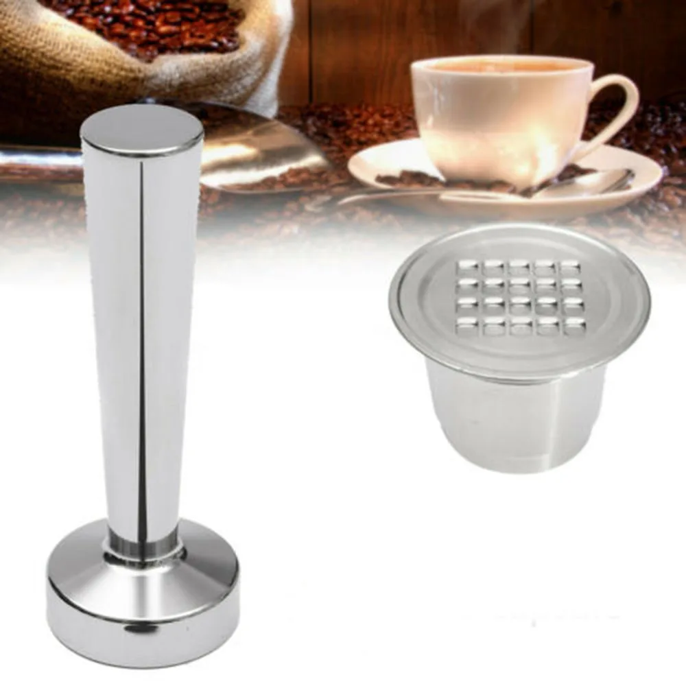 

Reusable Refillable Coffee Capsule Cup Powder Hammer Filter For Nespresso Cafe Accessories Fine Powdered Coffee Powder