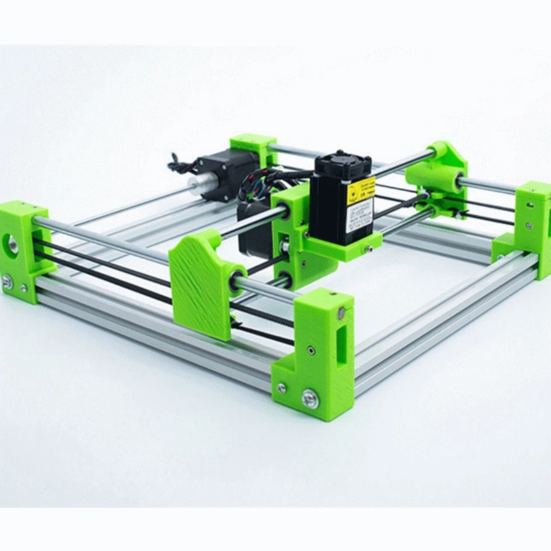 LY  5500mw  2017 mini Laser Engraving Machine 3D printing version green color laser height adjustable