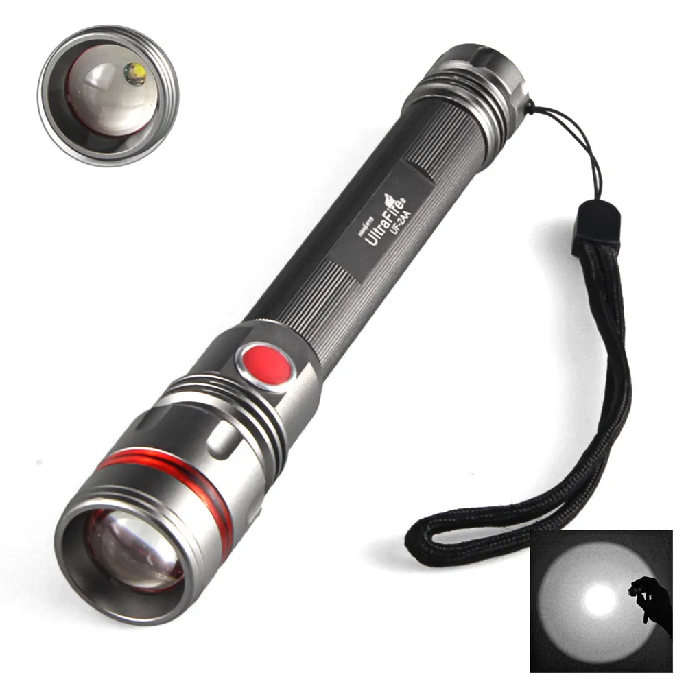 Светодиодный фонарь Ultrafire UF-2AA CREE XPE 250LM 3-скоростной AA светодиодный Фокус Открытый