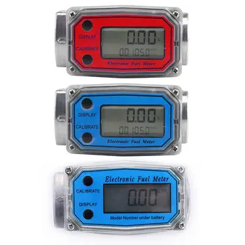 

Digital Fuel Flow Meter Gasoline Methanol Water Flow Meter Counter Fuel Flow Sensor Indicator New