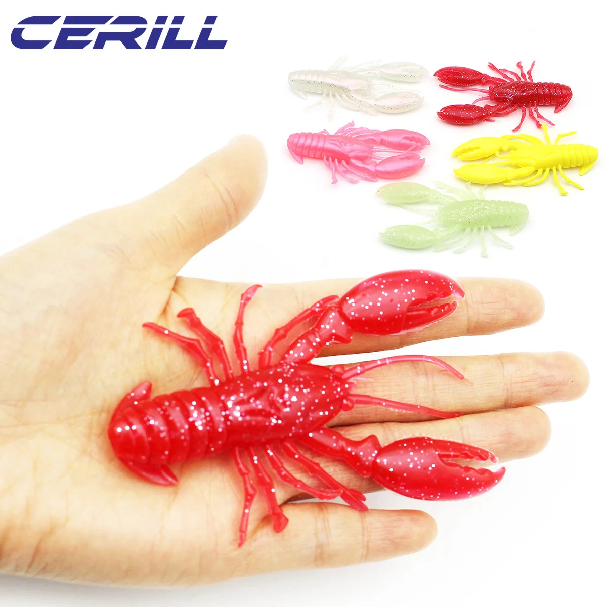 Fishing Lure Silicone Crawfish, Crawfish Fishing Lure Soft