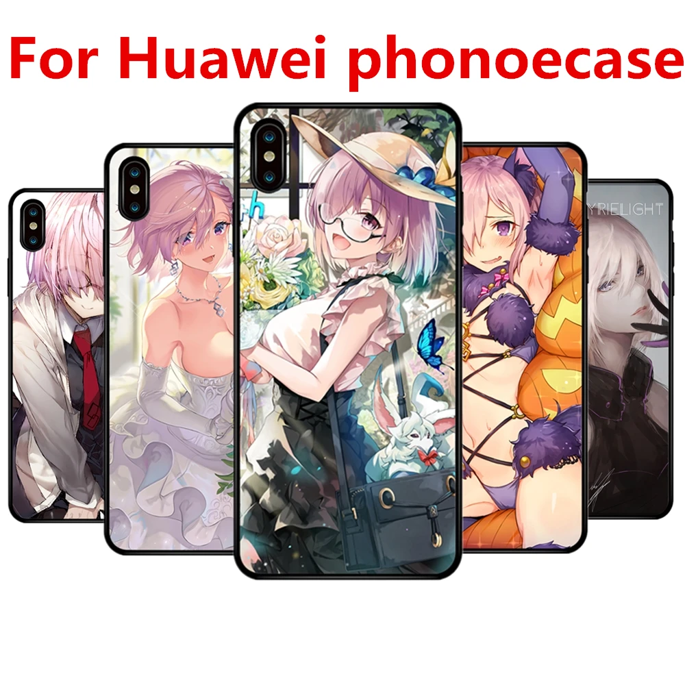 Fate Grand Order Shielder Mash Kyrielight мягкий чехол для телефона Huawei P10 20 30 Mate Honor 8 9|Рисование и