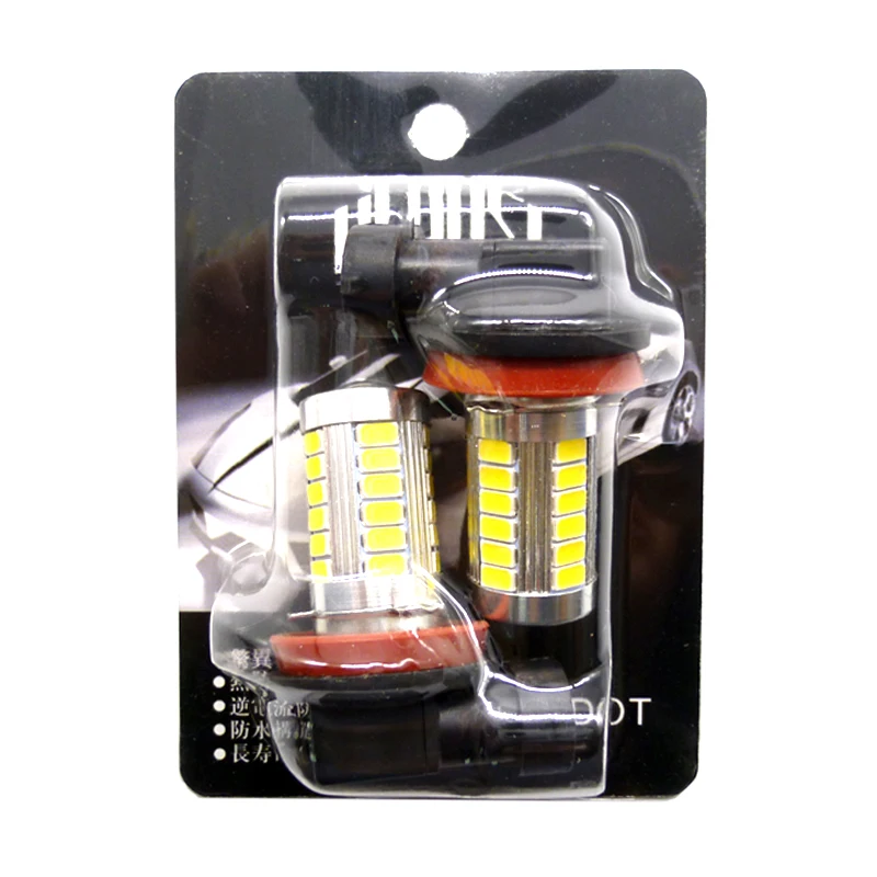 2x Car Fog Lamp H8 H11 Led Bulb Auto Driving Running Light For MK3 MK4 Lavida Sagitar Touarge Touran Passat B7 Magotan Golf