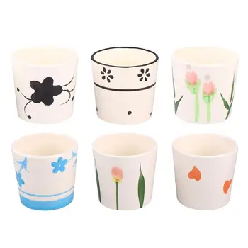 

6 Pcs Flower Pot Macetero Planter Garden Accessories Macetas Plant Pot Household Flower Pot Flower Container For Home Store
