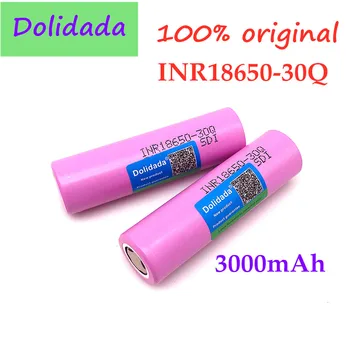 

50PCS 100% original New for INR 18650 battery 3.7V 3000mAh INR18650 30Q li-ion Rechargeable Batteries