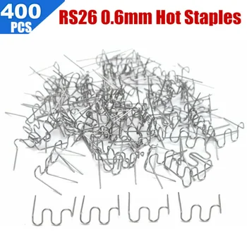 

400*Standard Pre Cut 0.6mm Wave Hot Staples for Plastic Stapler Repair Welder Used to repair bumper cra c k s.