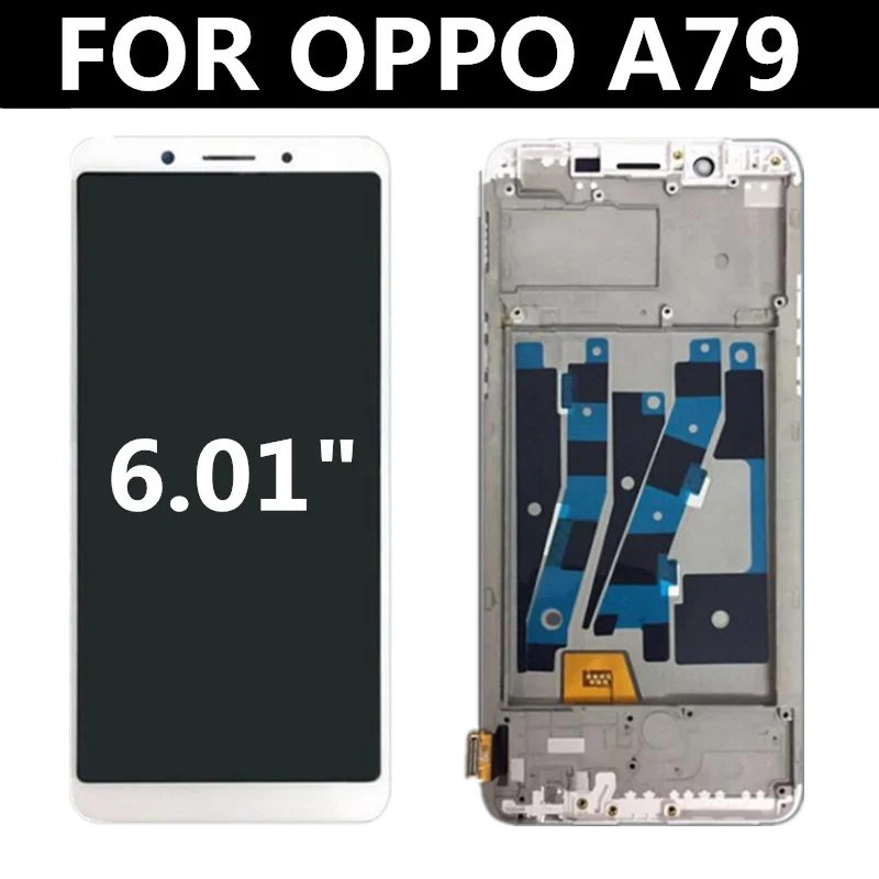 

FOR OPPO A79 LCD Display+ Touch Panel Screen with frame Digitizer Assembly Replacement For OPPO A79 Screen