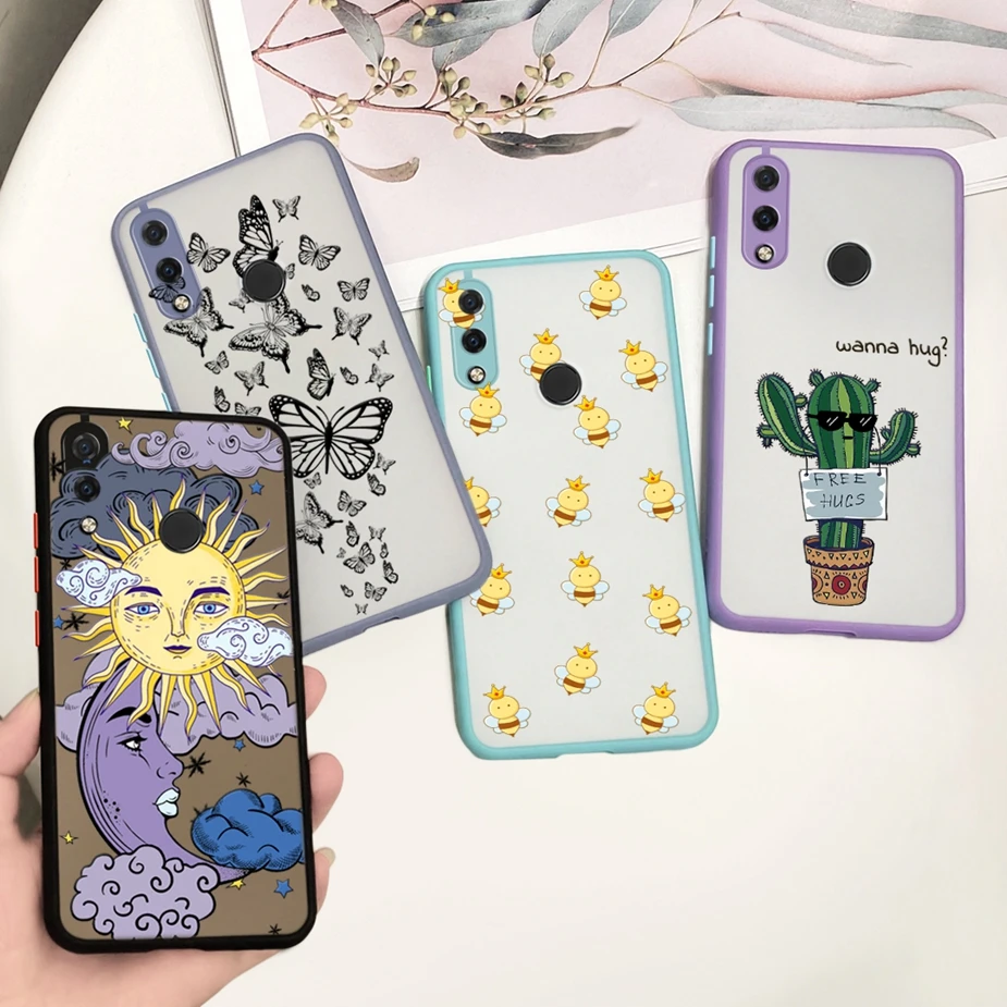 Чехол Sun and Moon для Huawei Nova 3i стильный жесткий матовый чехол из поликарбоната 3 i