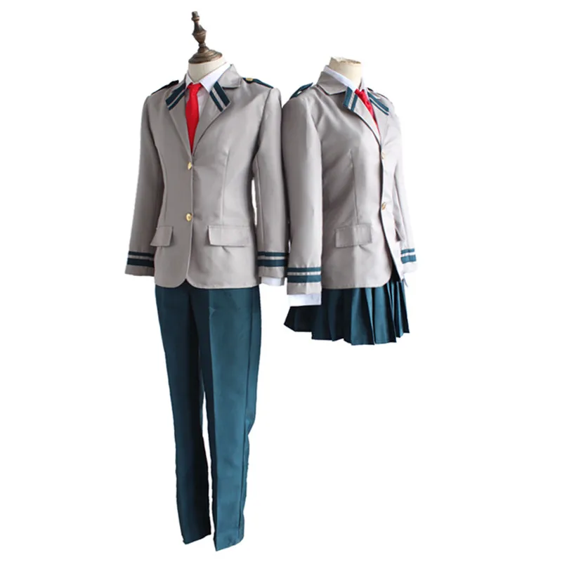 Аниме Мой герой Косплей Boku no Ochaco Hero academic Uraraka Midoriya Izuku Костюм Momo Yaoyorozu школьная