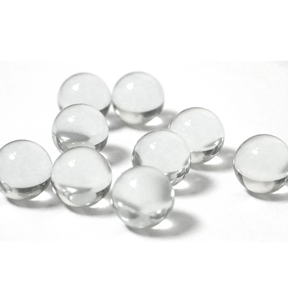 20pcs 10mm 14mm 16mm Glass Balls Transparent Solid Marble for Slingshot Shooting & Marble Track & Traditional Marbles Games 2