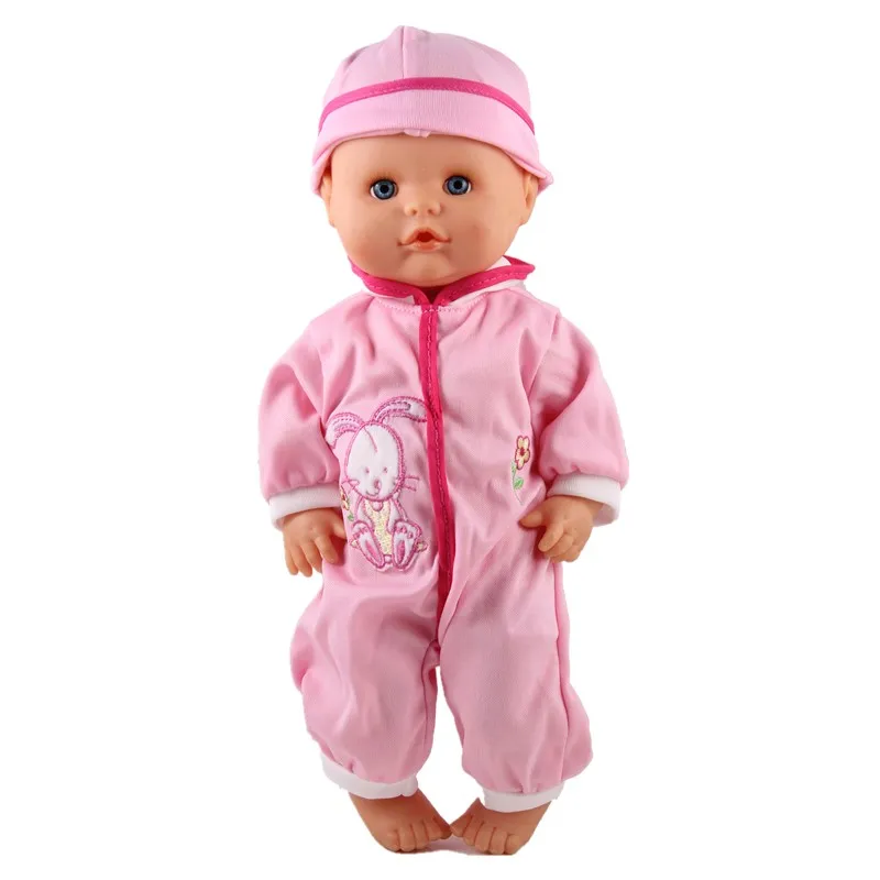 13 дюймов кукольная одежда 35 см Nenuco кукла Nenuco Ropa Детские реалистичные аксессуары для куклы реборн вышитые подтяжки шляпа комбинезоны - Цвет: jumpsuit 1