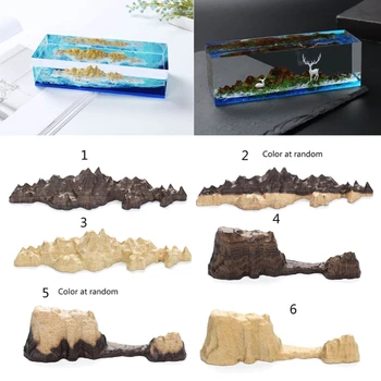 

DIY Sandalwood Ebony Natural Wood Unfinished Irregular Islands Shape Wood Pendant Jewelry Making Resin Epoxy Art Crafts