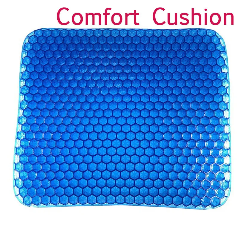 

2PCS NEW Summer Cool Chair Cushion Seat Mat 40*35*4cm Gel Seat Cushion For Pressure Relief For Car Office Chair Wheelchair Home