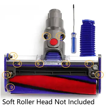 

Cleaner Suction Flexible Hose Replacement Part for Dyson -V6 V7 V8 V10 V11 DC74 cleaner cocina accesorio plomberie high pressure