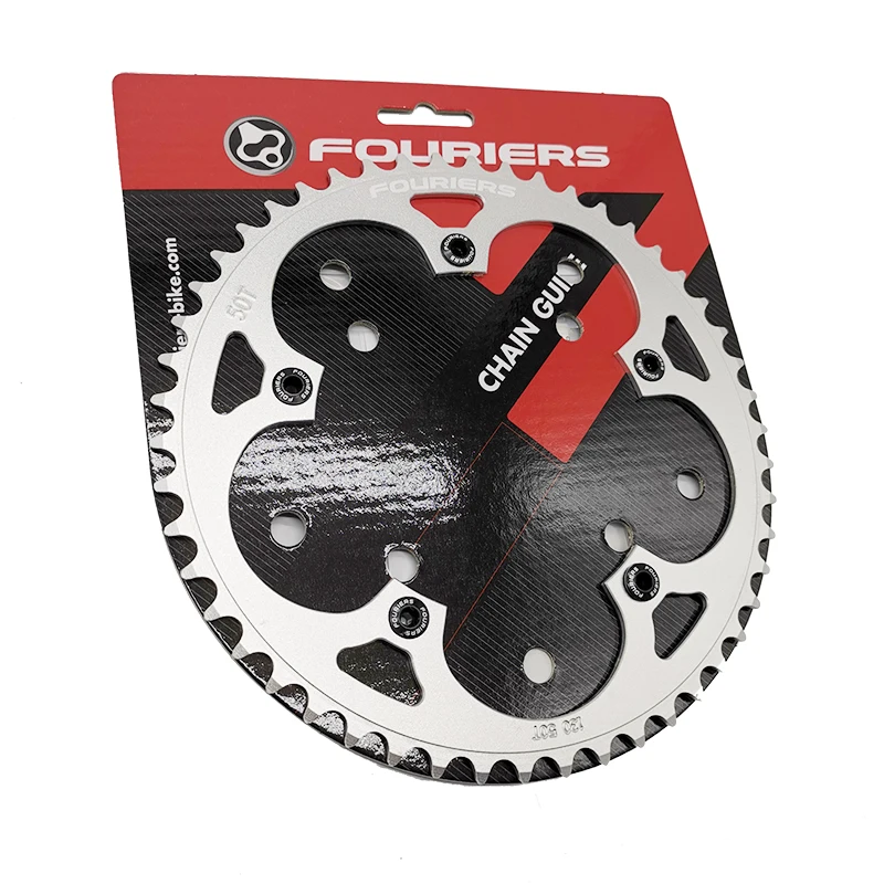 Fouriers Track Bke Single Speed Chain Ring P.C.D 130mm 140mm 44T-52T 3mm Bicycle Chainrings Narrow-wide Teeth