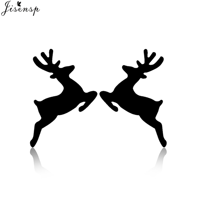 Trendy Origami Antler Pendant Necklace Retro Elk Deer Horn Necklace Choker Fashion Jewelry for Women Men Christmas Gift