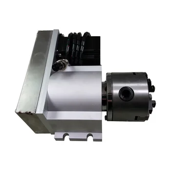 

4th axis A axis three-jaw chuck 80mm Rotary Axis CNC Tailstock for CNC machine