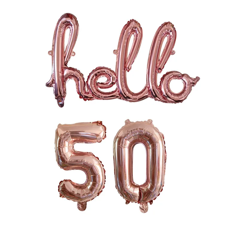 Rose Gold Milestone Celebration Balloons: Elegant Party Decor