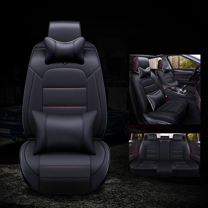 kalaisike leather universal auto seat covers for Lincoln all models MKS