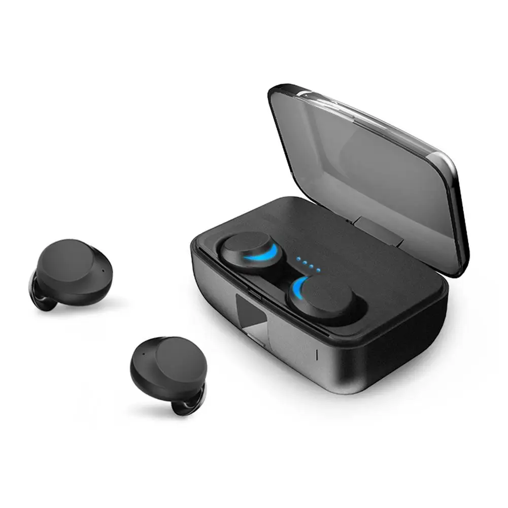 Водонепроницаемые 5,0, Bluetooth наушники, беспроводные, отпечаток пальца, сенсорная, Спортивная, бас гарнитура с микрофоном, стерео, для бега, спорта