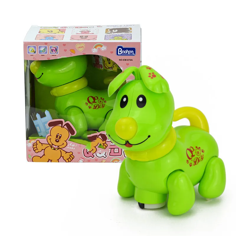 Электрический универсальный автомобиль игрушка детская игрушка собака модель проекционный светильник музыка горячая распродажа