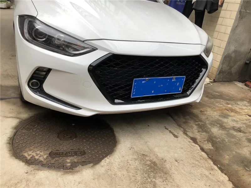 Автомобильные аксессуары для Hyundai Elantra 2016 2017 2018 передний бампер гоночная решетка