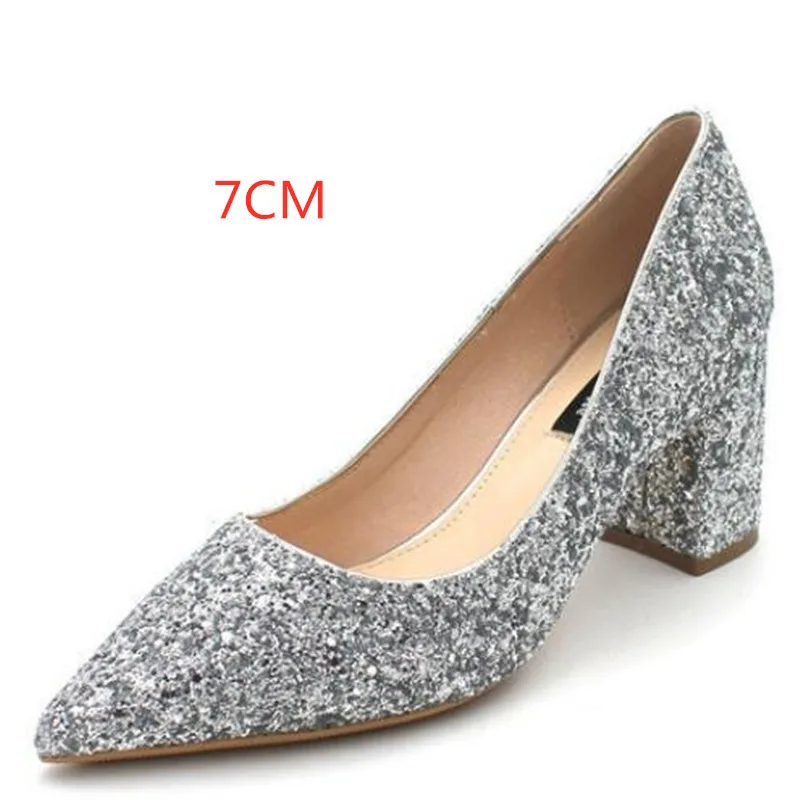 sequin heel shoes