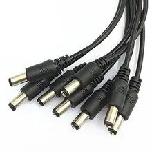 DC мощность 1 Женский до 8 Штекер кабель сплиттер адаптер 5,5x2,1 мм для CCTV LN