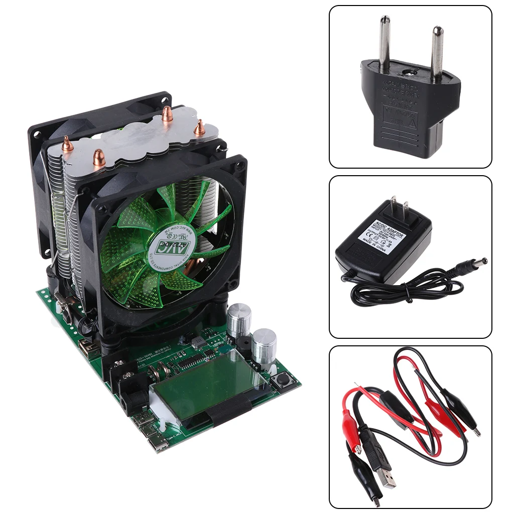 180W Electronic Load Tester USB Adjustable Testing Module Power Meter